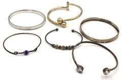 Vintage 925 sterling silver group lot of bangles