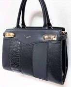 Stylish Multi Textured Gray Color Designer Bag By David Jones-Paris