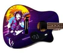 Dave Grohl Autographed Signed Acoustic Graphics Guitar ACOA