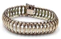 Lot of 2 vintage 925 sterling silver bracelets