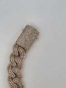 CERTIFIED 14K YELLOW GOLD MIAMI CUBAN LINK DIAMOND BRACELET
