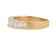 0.85ctw Baguette Diamond Channel Set Wedding Band Ring in 18K