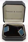 925 Sterling silver Dodger Stadium cuff links