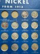 1939 Buffalo Nicket Pat Set in Whitman Display