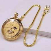 Full Copper Mechanical Pocket Watch