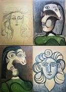 Investment! Very rare Pablo Picasso portfolio, Deluxe edition with a signed lithograph by Picasso, 1