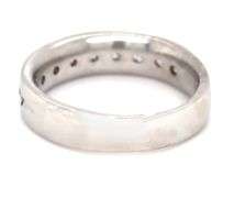 Platinum 1ctw channel set diamond band