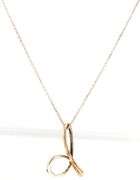 Tiffany & Co D initial pendant on chain