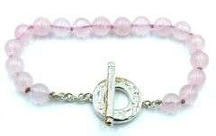 Tiffany & Co rose quartz bead bracelet