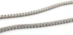 925 Sterling silver cubic zirconia tennis necklace