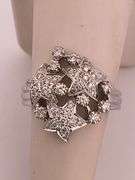 CERTIFIED BRAND NEW 18K WHITE GOLD DIAMOND RING