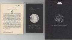Semi-Prooflike Very Choice BU 1881-CC Morgan Silver Dollar in GSA pack with papers