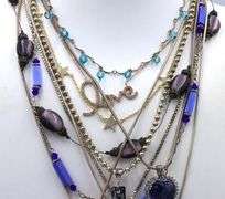 Group lot of 10 vintage 925 sterling silver necklaces