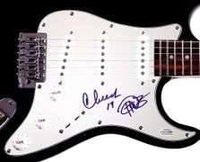 Cheech & Chong Signed X2 Guitar Cheech Marin Tommmy Chong ACOA