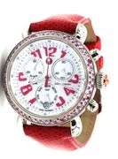 Michele CSX Carousel pink sapphire chronograph watch