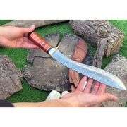 Damascus Steel Kukri Knife with Camel Bone Handle