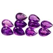 Stunning 12ct matched pear cut real Brazilian  Amethyst set