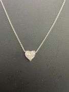 CERTIFIED BRAND NEW 14K WHITE GOLD DIAMOND NECKLACE