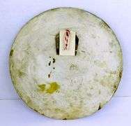 1883 Oil Painting Portrait on Papier Mache Charger