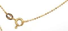 14kt Yellow gold 0.65ctw diamond open heart shaped pendant on chain