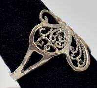 Butterfly Designed Sterling Silver Rng
