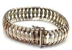 Lot of 2 vintage 925 sterling silver bracelets