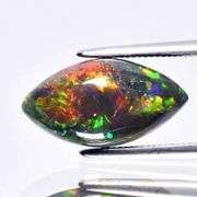Eye catching 1.83ct multi-patterned rainbow Black Opal