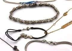 Group lot of 11 vintage 925 sterling silver bracelets