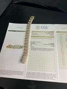 CERTIFIED 14K YELLOW GOLD MIAMI CUBAN LINK DIAMOND BRACELET