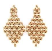 Sexy 14K Yellow Gold Dangle Earrings