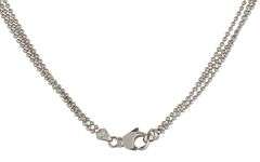 15.0MM South Sea Pearl and 0.50ctw Diamond Bail Triple Strand Pendant Necklace in 18K