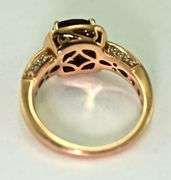 Modern 14K Rose Gold Garnet LeVian Ring