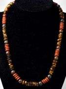 Multi-Gemstone Beaded Necklace in Sterling Silver