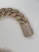 CERTIFIED 14K YELLOW GOLD MIAMI CUBAN LINK DIAMOND BRACELET