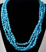 Sterling Silver Turquoise Gemstone Necklace