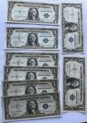 Eight 1935  $1 Silver Certificates