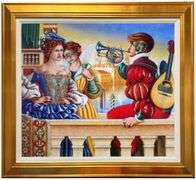 Fantastic original oil on canvas by Edgar Barrios