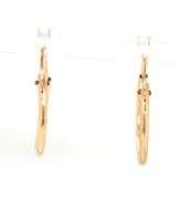 14kt Yellow gold Thin gold hoops