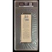 Johnny Bench Signed 1976 World Series Ticket