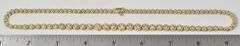 Gorgeous 14K Yellow Gold 4.00CTW Diamond  Riviera Necklace