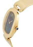 Corum Love Bond 57300, 28 X 34mm, Peacock Feather Dial, 18K Yellow Gold Ladies Watch