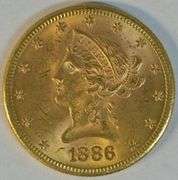 Very choice BU 1886 $10 Liberty Gold Piece