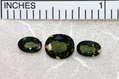 Natural Grassy Green Sapphires - Lot of 3