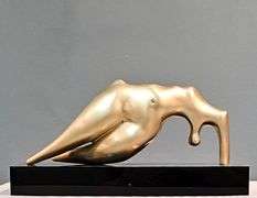 Exquisite Bronze by Gila Hamzani Gila Hamzani Streching
