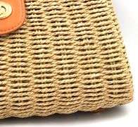 Natural summer beach tote bag