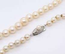 Vintage Graduated Pearl Necklace