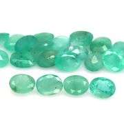 Brilliant green! 6.80ct set of REAL Zambian Emeralds!