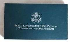 1998 Black Patriots Silver Dollar Set with Box and Papers