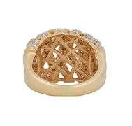 1.00ctw Pave Diamond Woven Dome Ring in 14K