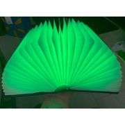 Foldable Book Lamp with Embossed Book Cover